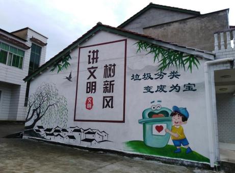 隆回墙绘是现在流行的墙体广告