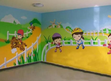 隆回幼儿园墙体彩绘制作流程及注意事项